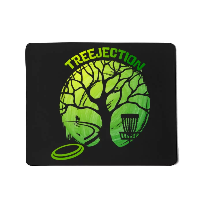 Funny Disc Golf Graphic Tree Gift Mousepad