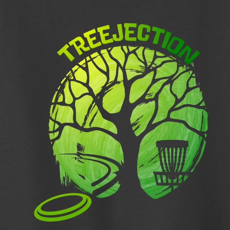 Funny Disc Golf Graphic Tree Gift Toddler T-Shirt