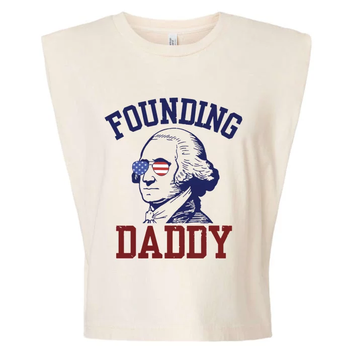 Founding Daddy George Washington Garment-Dyed Women's Muscle Tee