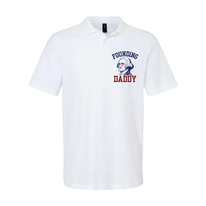 Founding Daddy George Washington Softstyle Adult Sport Polo