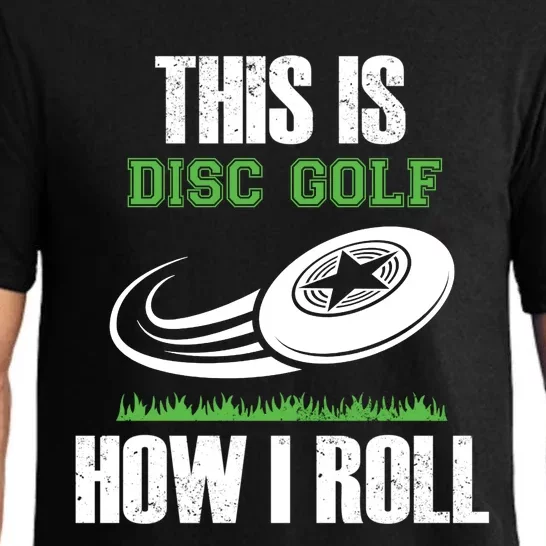 Funny Disc Golf Roller Disc Golfer Humor Pajama Set