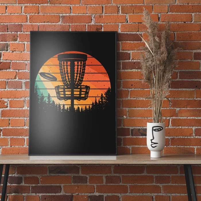 Funny Disc Golf Disc Golfer Poster