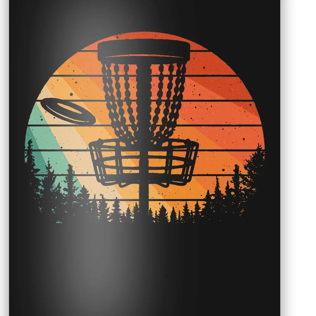 Funny Disc Golf Disc Golfer Poster