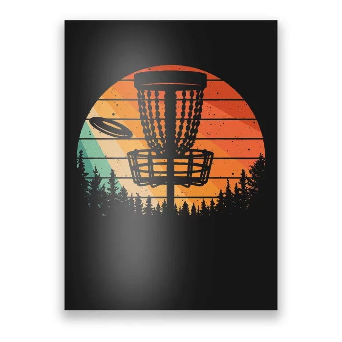 Funny Disc Golf Disc Golfer Poster