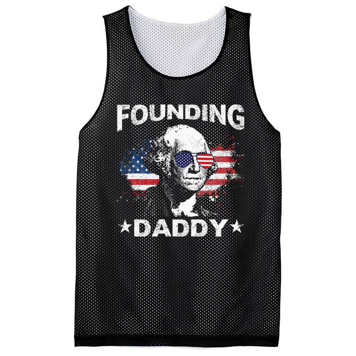 Founding Daddy George Washington Mesh Reversible Basketball Jersey Tank