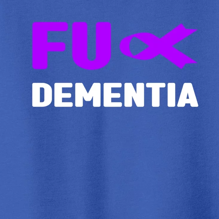 Fuck Detia Great Gift Funny Gift Fuck Alzheimer's Detia Awareness Gift Toddler T-Shirt