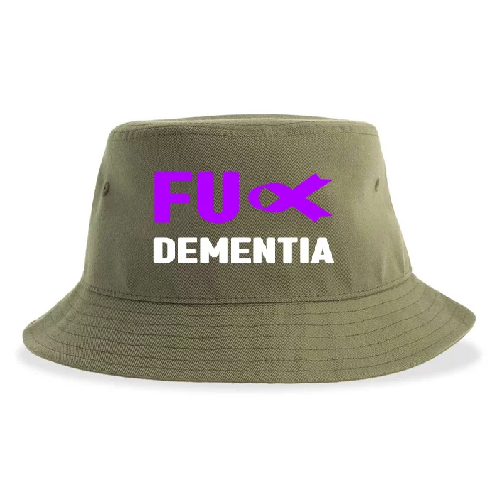 Fuck Detia Great Gift Funny Gift Fuck Alzheimer's Detia Awareness Gift Sustainable Bucket Hat