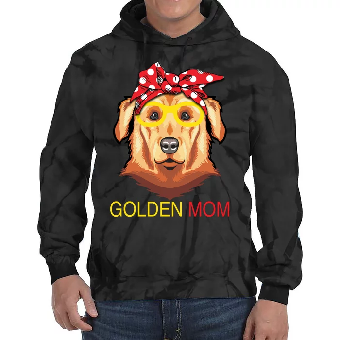 Funny Dog Golden Mom Tie Dye Hoodie