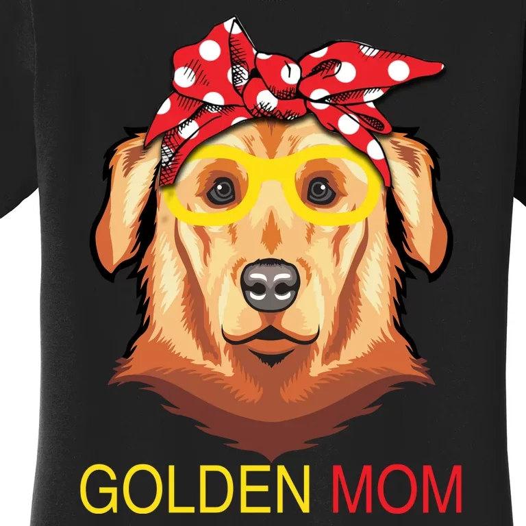 Funny Dog Golden Mom Women's T-Shirt