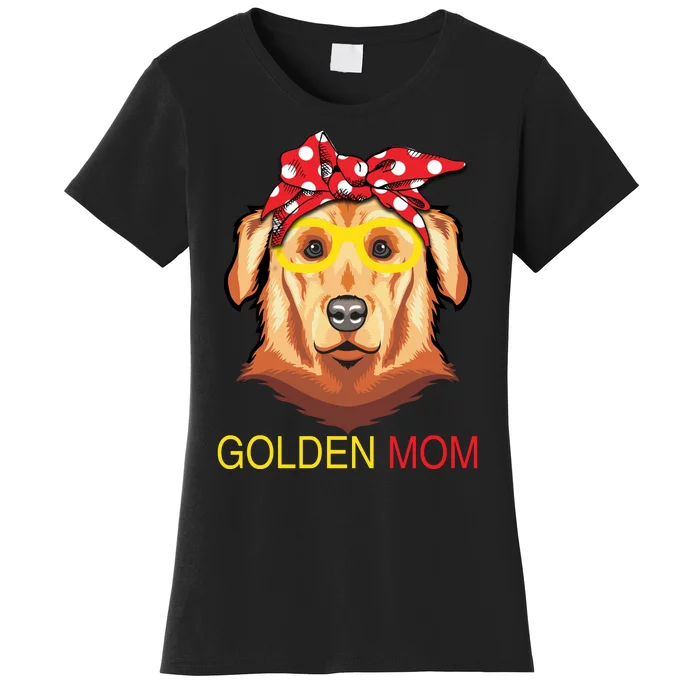 Funny Dog Golden Mom Women's T-Shirt