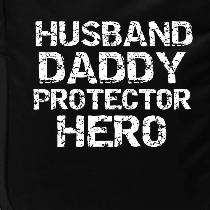 Fathers Day Gift From Wife Husband Daddy Protector Hero Gift Impact Tech Backpack