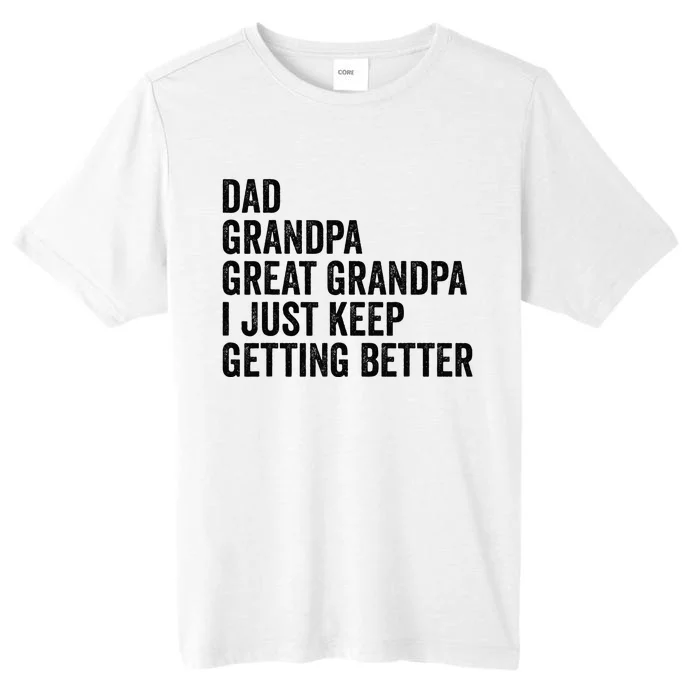 Fathers Day Grandpa from Grand Dad Great Grandfather ChromaSoft Performance T-Shirt