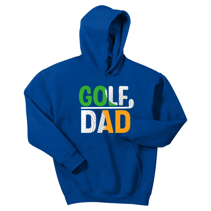 Father's Day Golf Club Funny Golf Dad Gift For Dad Kids Hoodie