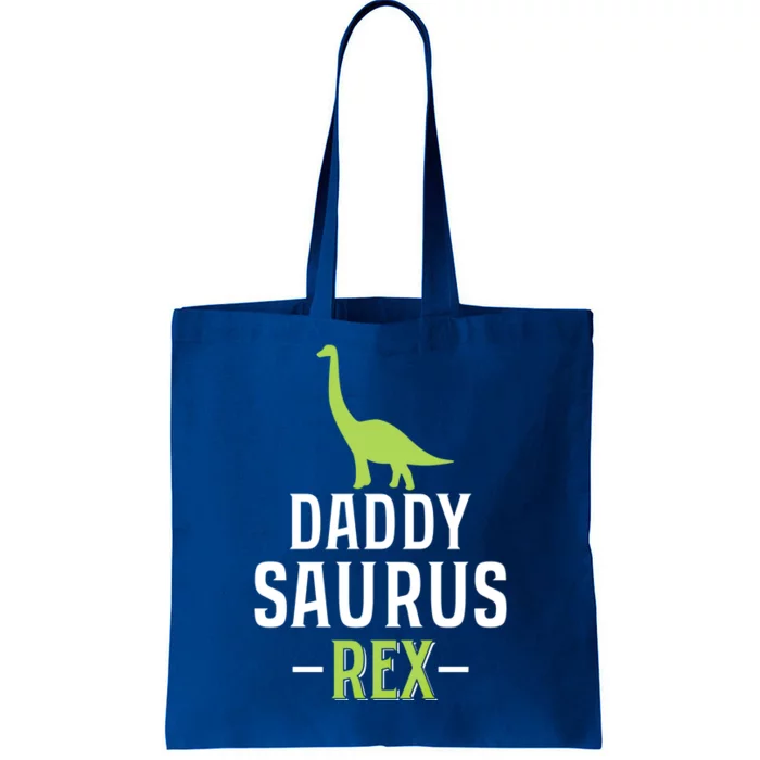 Fathers Day Greatest Best Dad Daddysaurus Rex Trex Gift Tote Bag