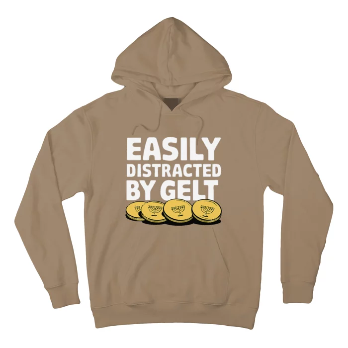 Funny Dreidel Gelt Chanukah Jewish Menorah Hanukkah Gelt Hoodie