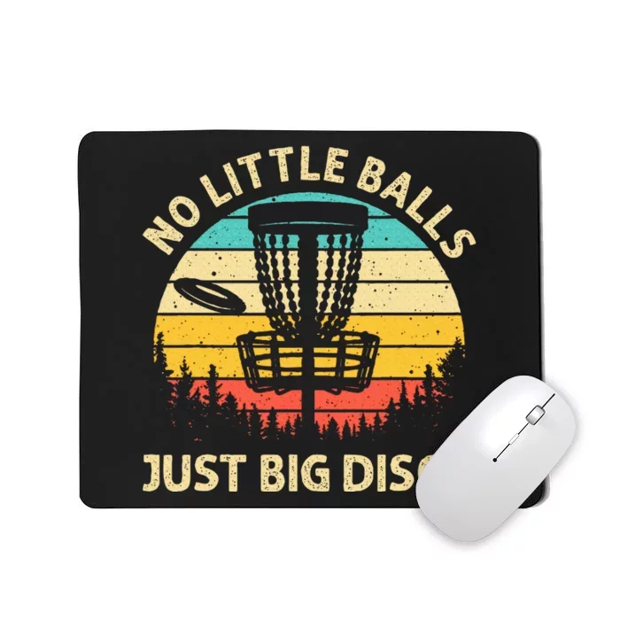 Funny Disc Golf Design Disc Golf Lover Player Mousepad