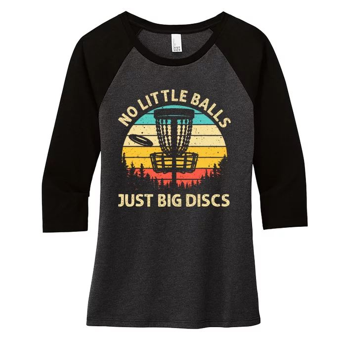 Funny Disc Golf Design Disc Golf Lover Player Women's Tri-Blend 3/4-Sleeve Raglan Shirt