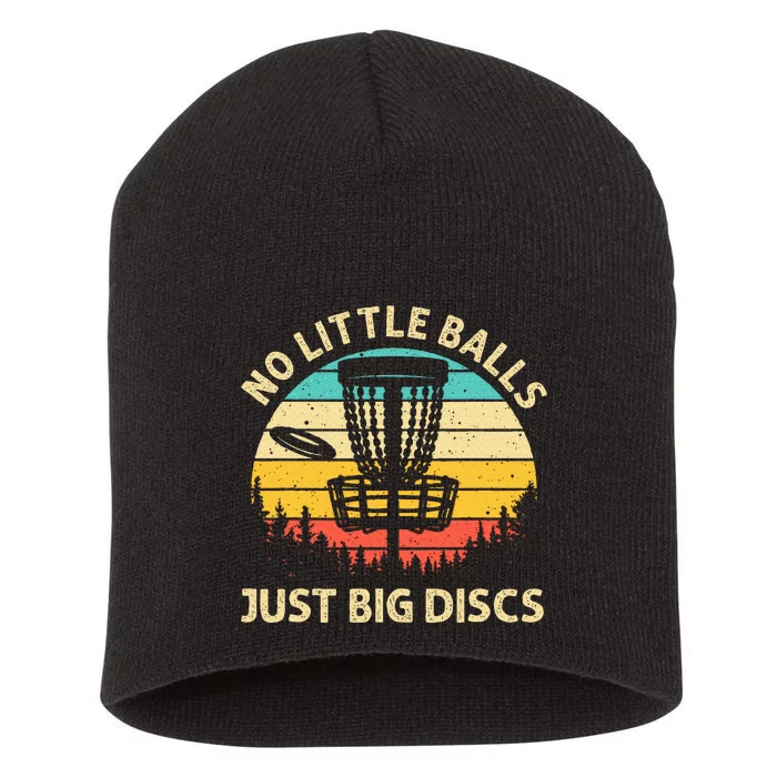 Funny Disc Golf Design Disc Golf Lover Player Short Acrylic Beanie