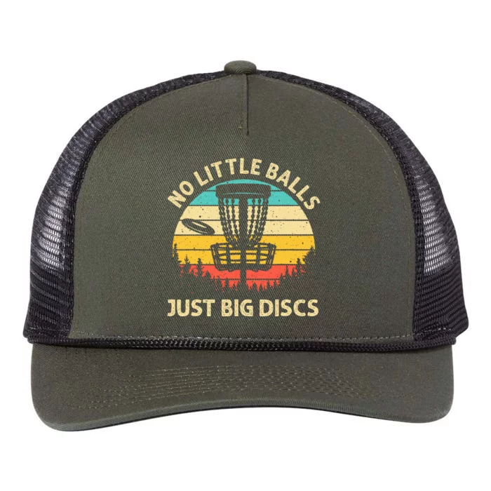 Funny Disc Golf Design Disc Golf Lover Player Retro Rope Trucker Hat Cap