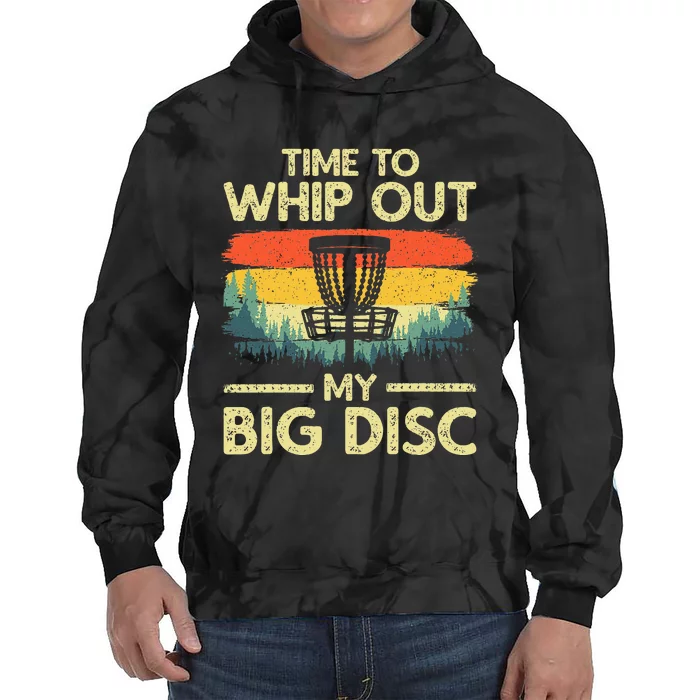 Funny Disc Golf Art Flying Disc Sport Players Tie Dye Hoodie