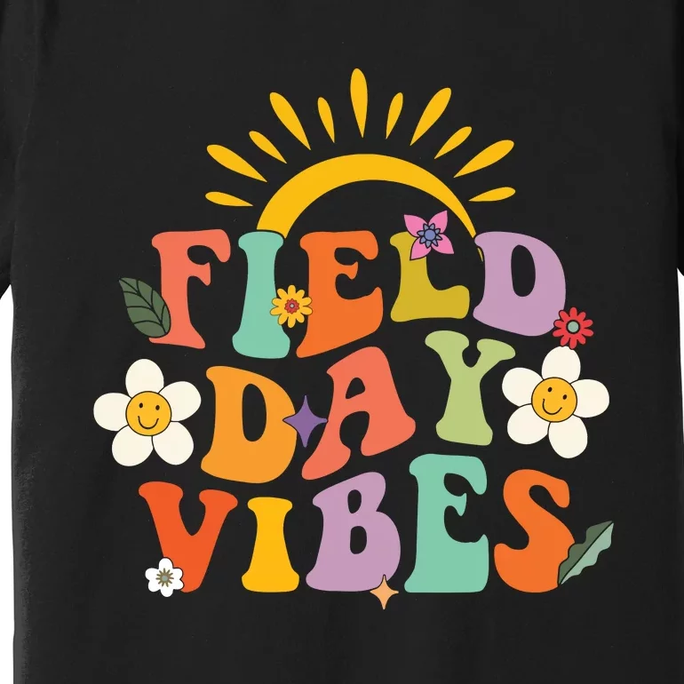 Field Day Groovy Field Day Vibes Student Teacher Gifts Premium T-Shirt