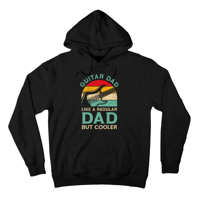 Fathers Day Guitar Dad For Guitarist Music Lover Dad Hoodie