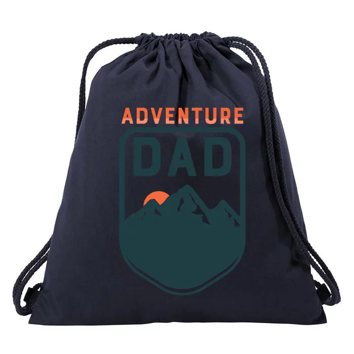 FatherS Day Gift For Dad Adventure Dad Drawstring Bag