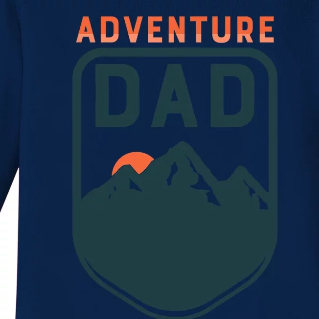 FatherS Day Gift For Dad Adventure Dad Baby Long Sleeve Bodysuit