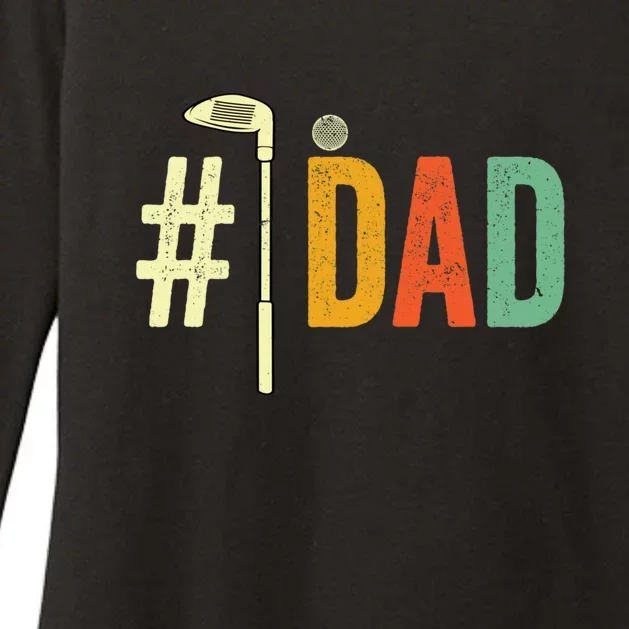 Father's Day Golf Club Number One Dad Golf Gift For Dad Womens CVC Long Sleeve Shirt