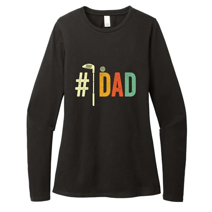 Father's Day Golf Club Number One Dad Golf Gift For Dad Womens CVC Long Sleeve Shirt