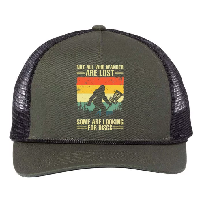 Funny Disc Golf Art For  Disc Golf Player Retro Rope Trucker Hat Cap