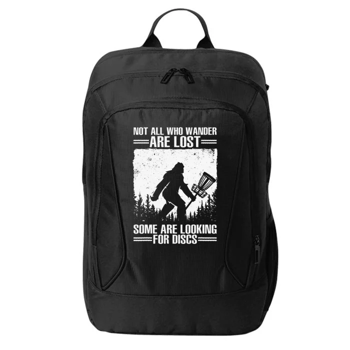 Funny Disc Golf Art For  Golf Player Disc Golfers City Backpack