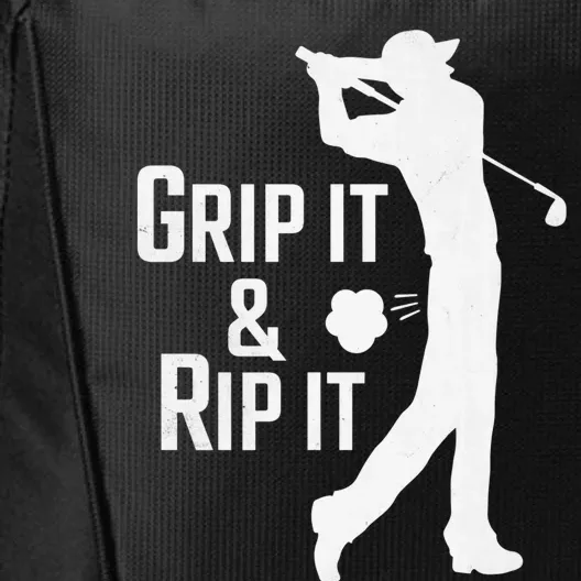 Funny Disc Golf Frolf Grip It And Rip It Frisbee Sport City Backpack