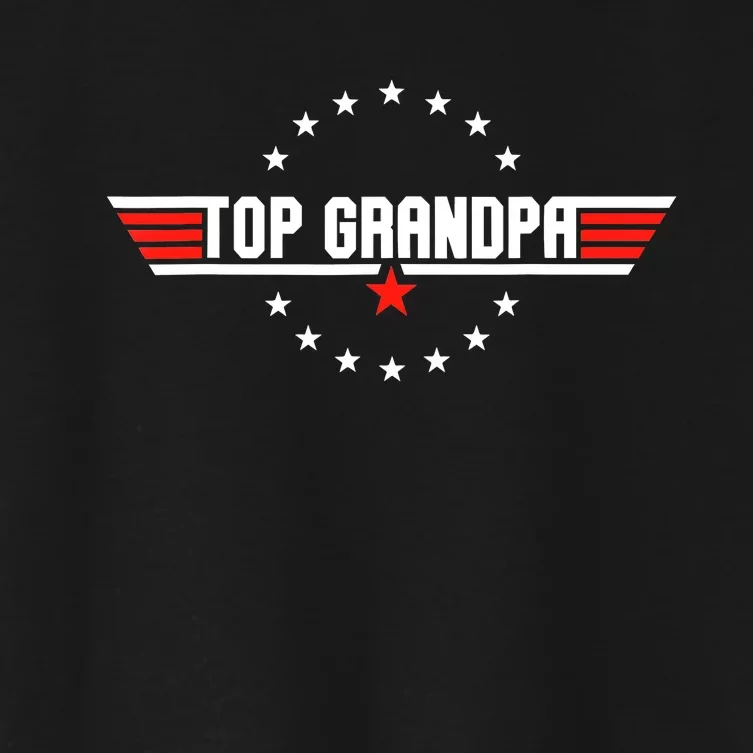 Fathers Day Gift Grandpa Gift From Son Daughter Grandkids Women's Crop Top Tee