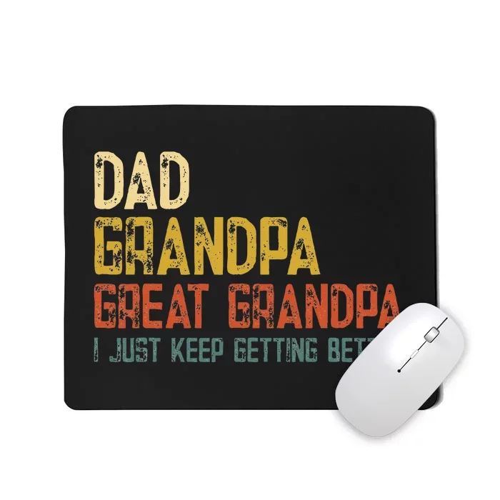 Fathers Day Gift from Grand Dad Grandpa Great Grandpa Mousepad