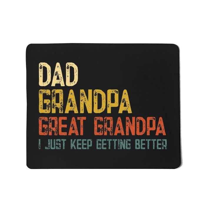 Fathers Day Gift from Grand Dad Grandpa Great Grandpa Mousepad