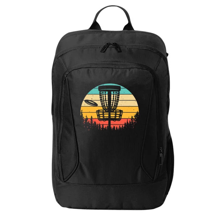 Funny Disc Golf Art For Vintage Disc Golfer Lovers City Backpack