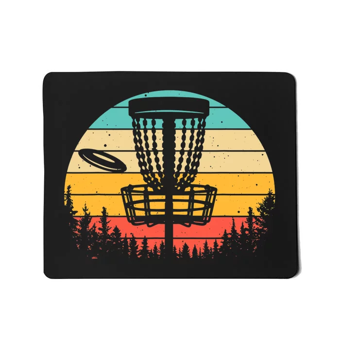 Funny Disc Golf Art For Vintage Disc Golfer Lovers Mousepad