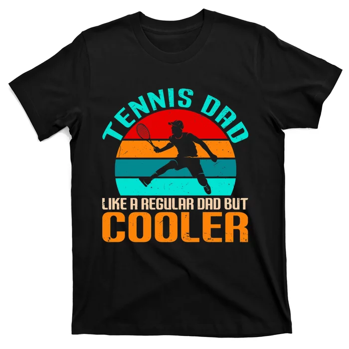 Father's Day Gift Tennis Dad Vintage Tennis Player Premium T-Shirt