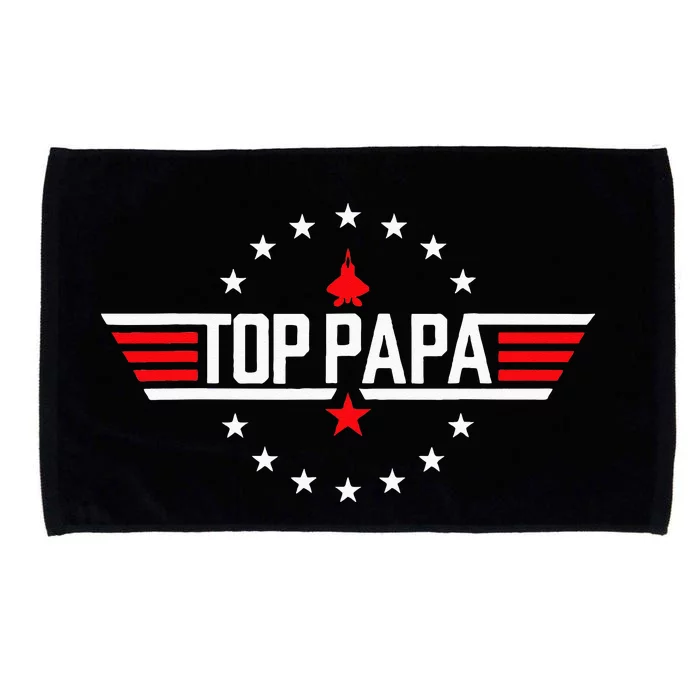 Fathers Day Gift Papa Gift From Grand Son Daughter Microfiber Hand Towel