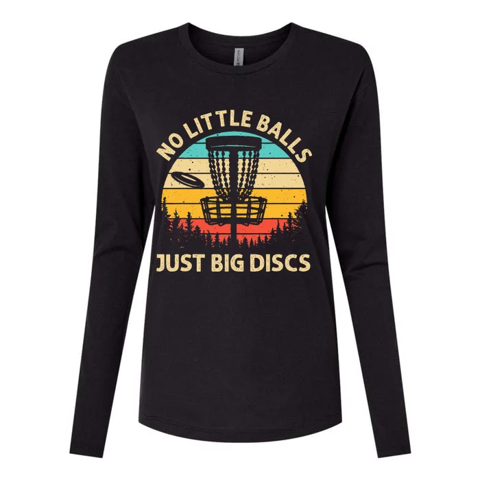 Funny Disc Golf Design For Women Disc Golf Lover Player Womens Cotton Relaxed Long Sleeve T-Shirt