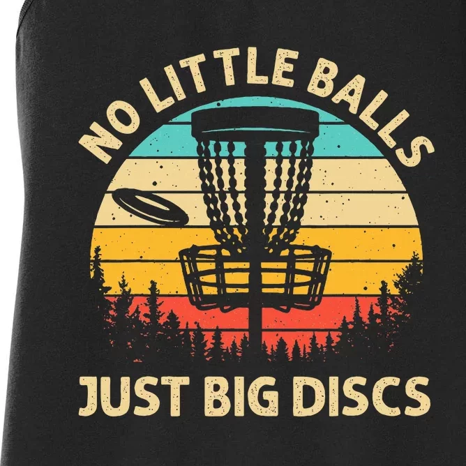 Funny Disc Golf Design For Women Disc Golf Lover Player Women's Racerback Tank