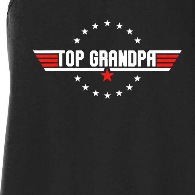 Fathers Day Gift Grandpa Gift From Grandkids Son Daughter Women's Racerback Tank