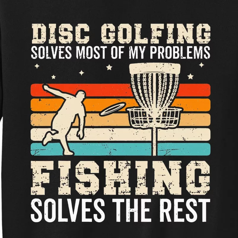 Funny Disc Golf Design For Disc Golfer Cool Fishing Lover Sweatshirt