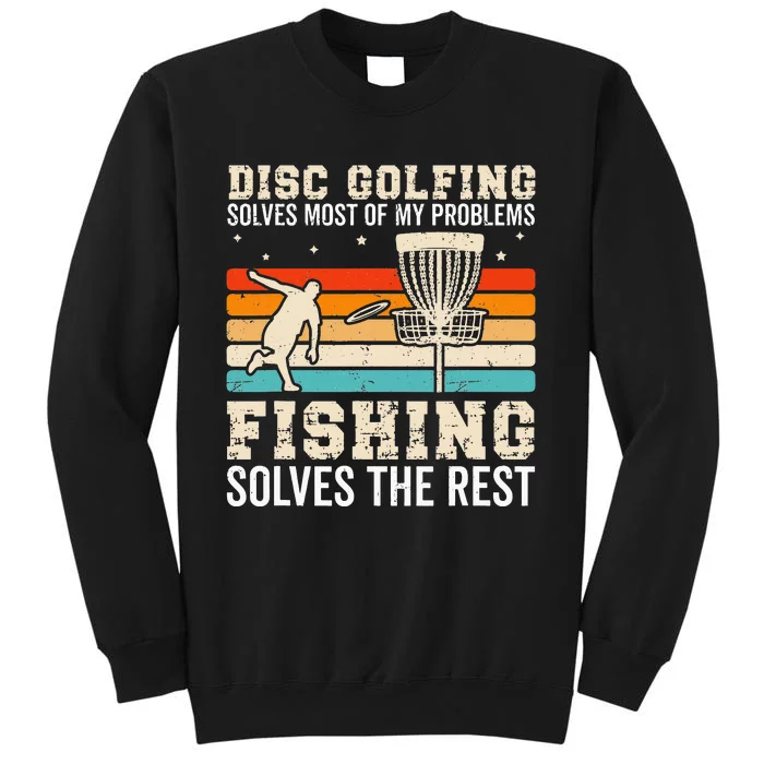 Funny Disc Golf Design For Disc Golfer Cool Fishing Lover Sweatshirt