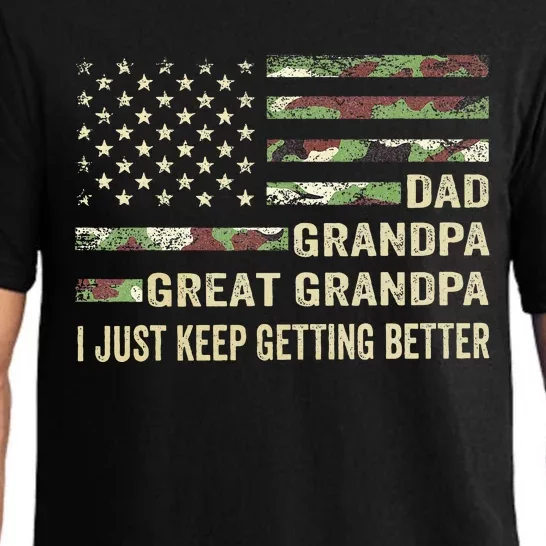 Fathers Day Gift From Grandkids Dad Grandpa Great Grandpa Pajama Set