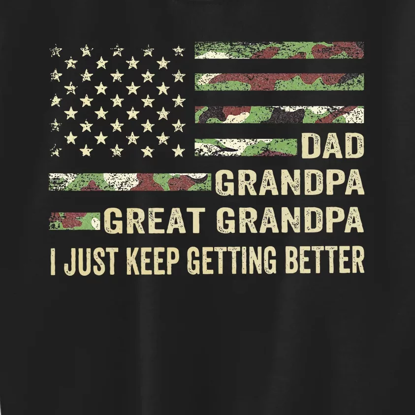 Fathers Day Gift From Grandkids Dad Grandpa Great Grandpa Kids Sweatshirt