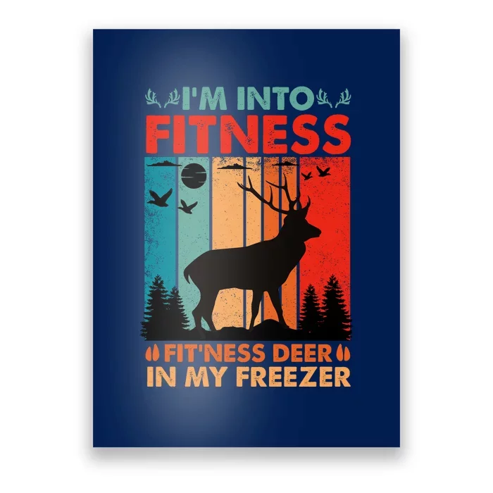 Funny Deer Hunter Gift Poster