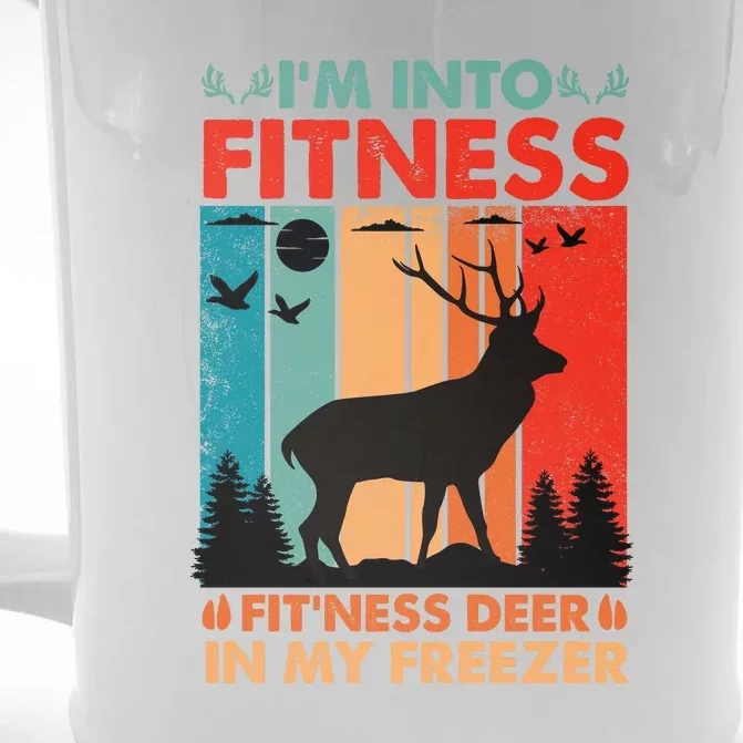 Funny Deer Hunter Gift Front & Back Beer Stein