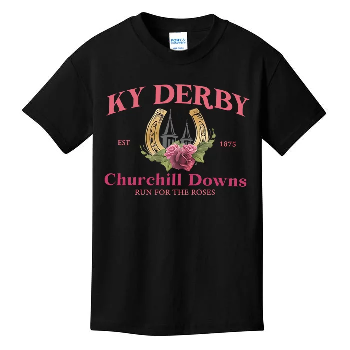 Frauen Derby Horse Racing Kids T-Shirt